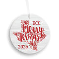 Personalized Merry Texmas Y'all Ornament