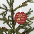 Funny Camping Christmas Gift Ornament