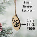 Puppy Heart Wood Ornament - Dog Lover Gift | Farmhouse World