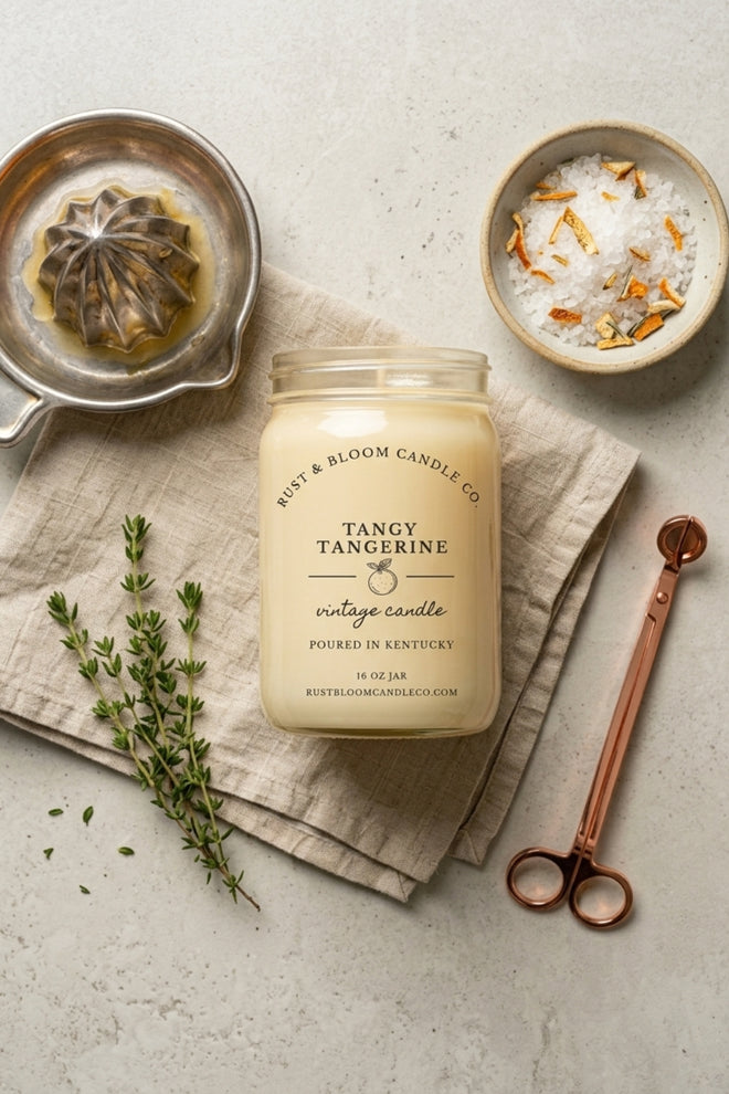 citrus farmhouse candle home fragrance