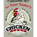 Personalized Chicken Coop Metal Sign | Custom Farm Name