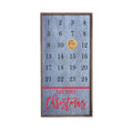 Rustic Magnetic Christmas Countdown Calendar - With Santa | Farmhouse World