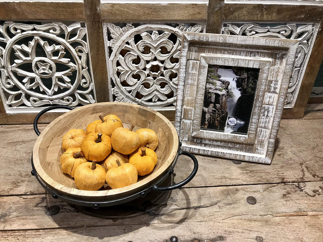 Artificial Small Pumpkins Decorating for Fall, Thanksgiving Decor for Table, or Farmhouse Fall Decor | Farmhouse World