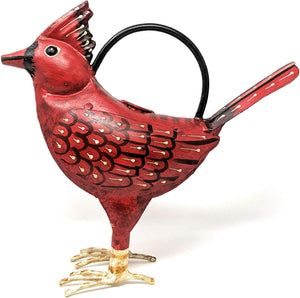 Cardinal Watering Can for Indoor or Outdoor Use - Great for Red Bird Decor | Farmhouse World