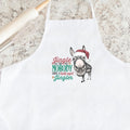 Christmas Apron Funny Saying - Jingle All The Way, Nobody Likes a Half Assed Jingler | Farmhouse World
