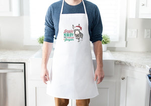Christmas Apron Funny Saying - Jingle All The Way, Nobody Likes a Half Assed Jingler | Farmhouse World