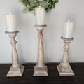 Farmhouse Candle Holders - 4 Styles | Farmhouse World