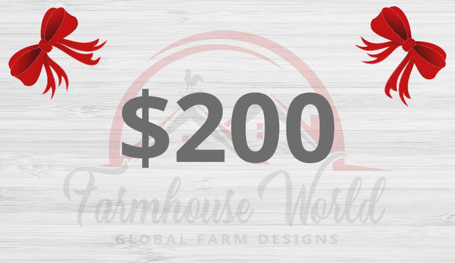 Gift Card for FarmhouseWorld.com | Farmhouse World