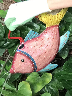 Goldfish Metal Watering Can - Fun, Cheerful, and makes a Great Gift | Farmhouse World