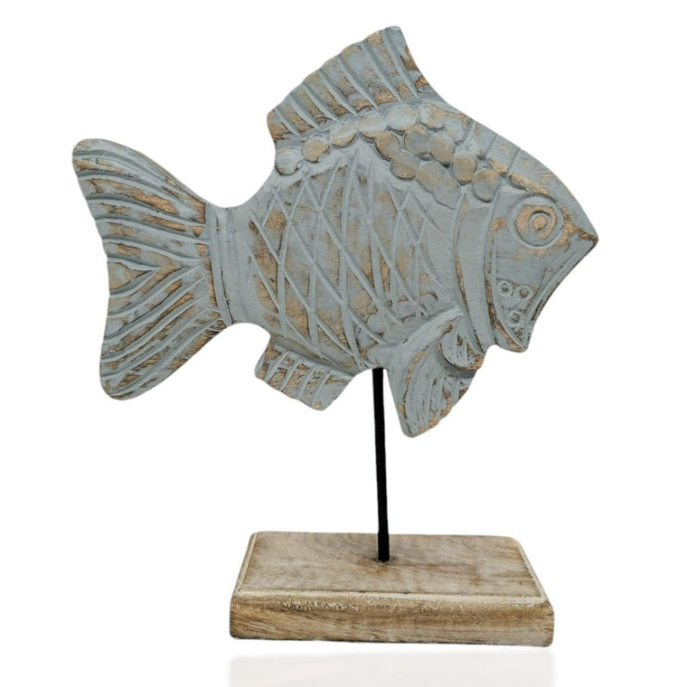Handcarved Damsel Fish | Farmhouse World