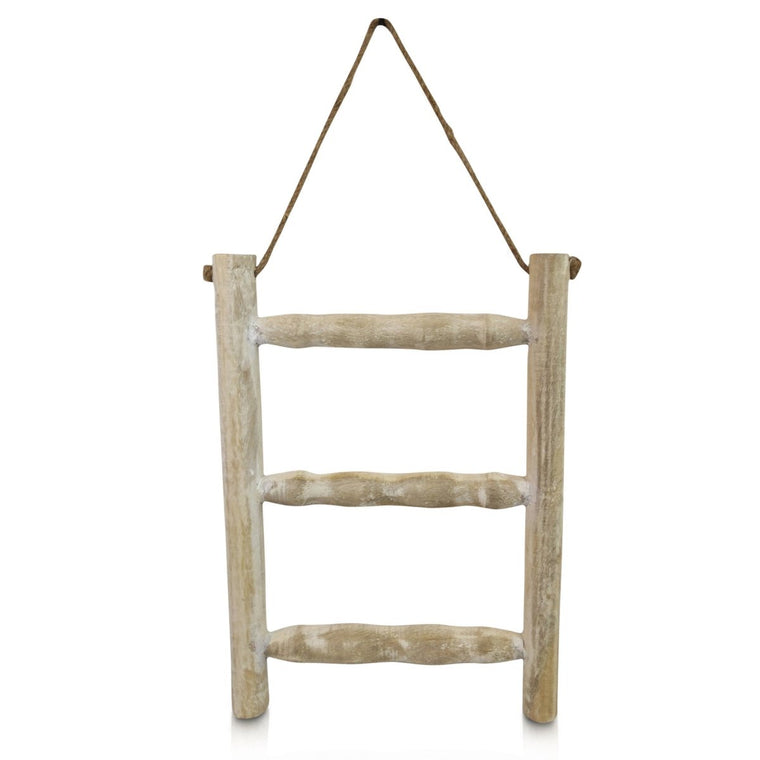 Hanging Ladder Towel Rack | Farmhouse World