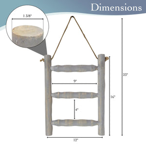 Hanging Ladder Towel Rack | Farmhouse World