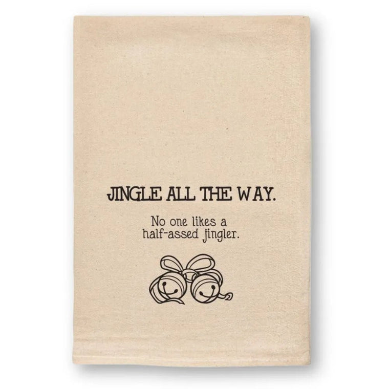 Jingle All The Way - Tea Towel | Farmhouse World