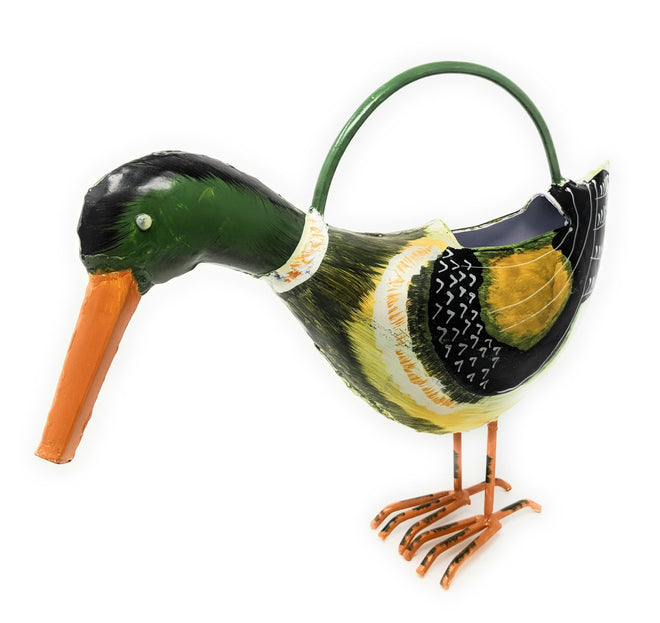 Mallard Duck Watering Can - Solid Metal - Decroative & Functional | Farmhouse World