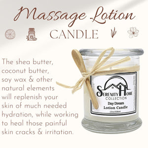 Massage Lotion Candle Infused with Essential Oils | Farmhouse World