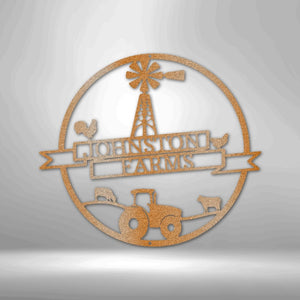 Personalized Farm Banner Sign | Farmhouse World