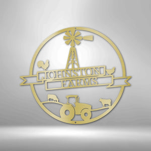 Personalized Farm Banner Sign | Farmhouse World