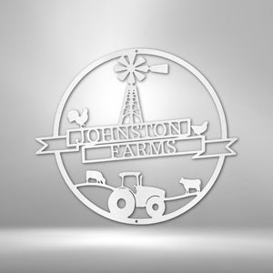 Personalized Farm Banner Sign | Farmhouse World