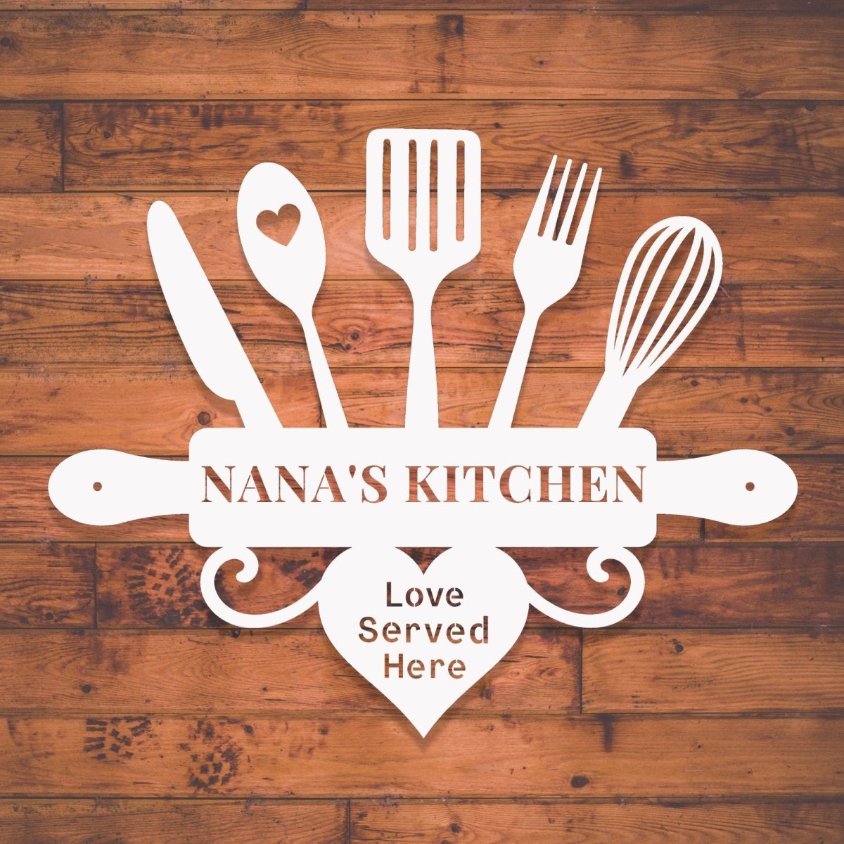 Personalized Kitchen Metal Sign | Farmhouse World