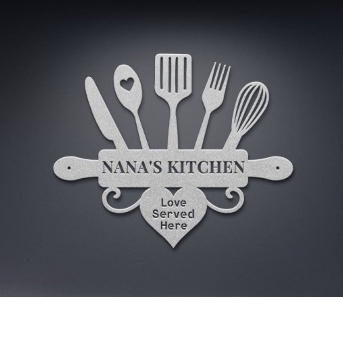 Personalized Kitchen Metal Sign | Farmhouse World