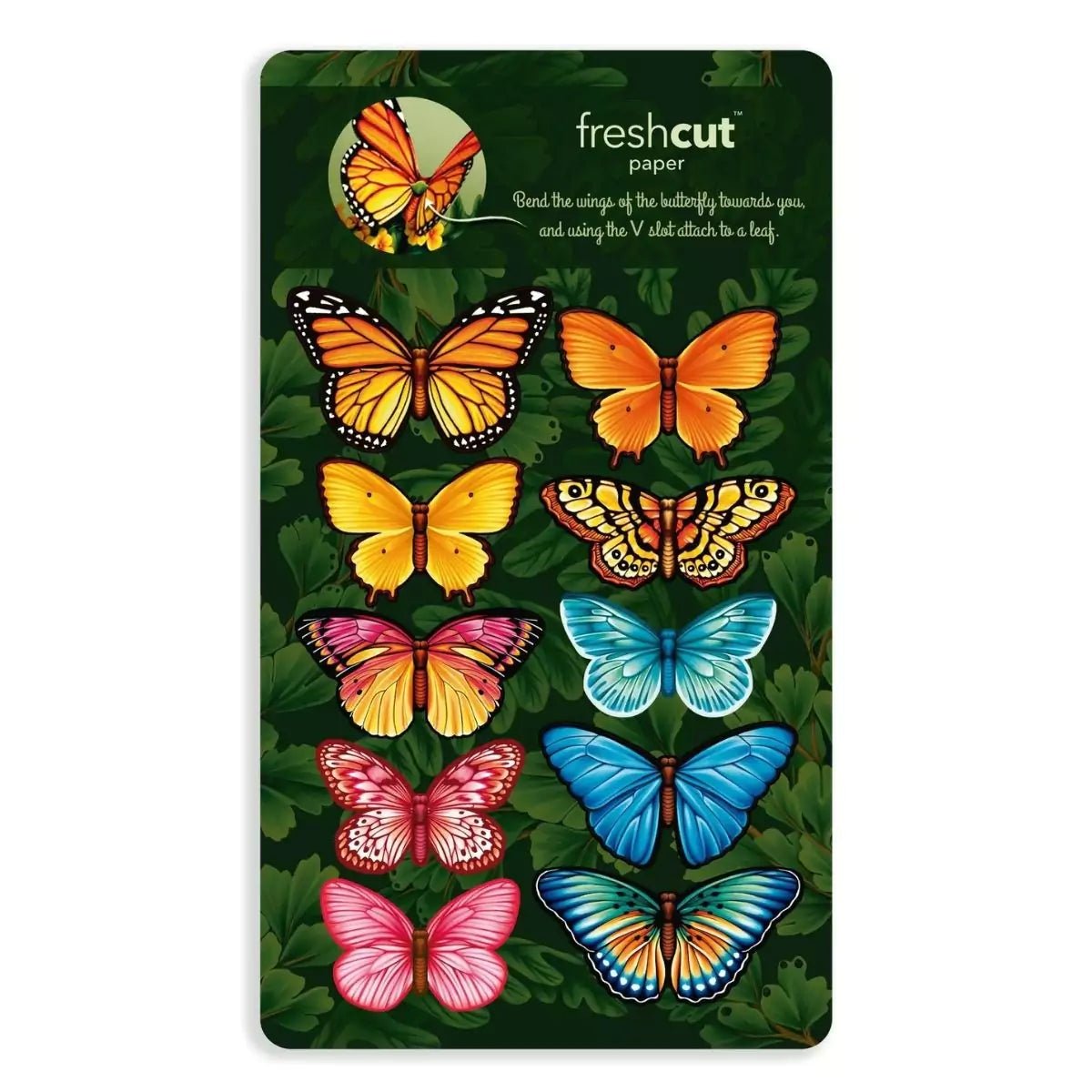 Pop-Up Flower Bouquet Greeting Card - Butterflies | Farmhouse World