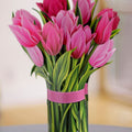 Pop-Up Flower Bouquet Greeting Card - Pink Tulips | Farmhouse World