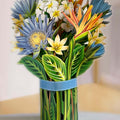 Pop-Up Flower Bouquet Greeting Card - Tropical Bloom | Farmhouse World