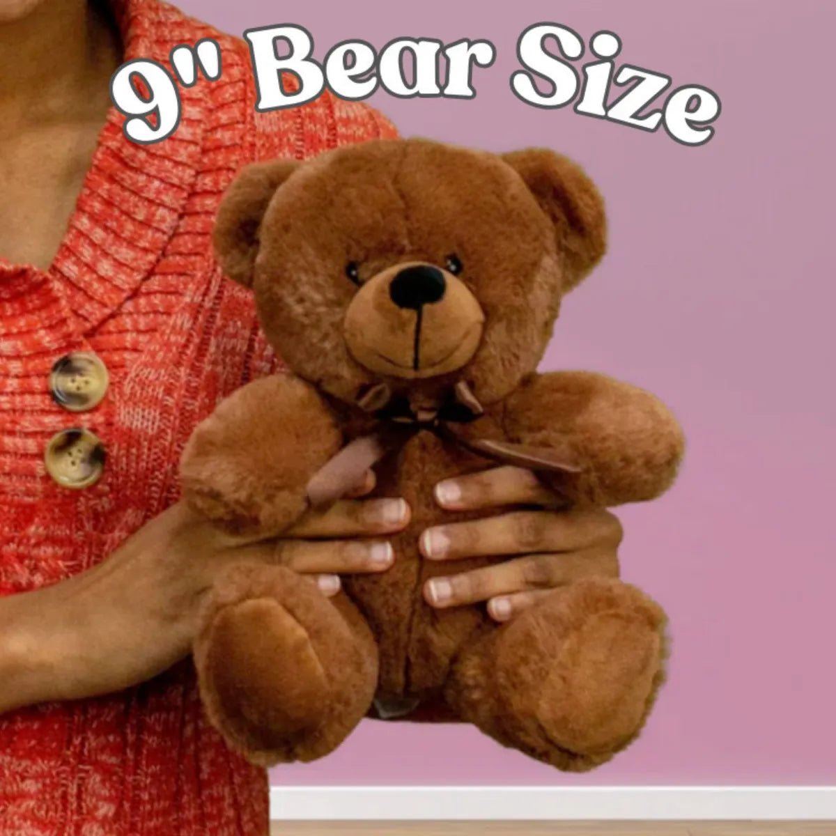 Soft love teddy 9" bear romantic gift for wife