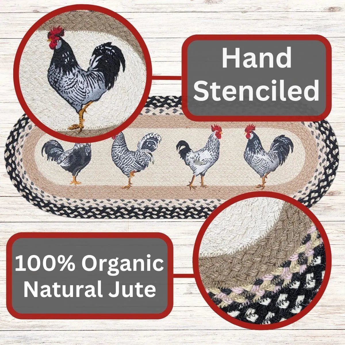 Roosters Table Runner | Farmhouse World