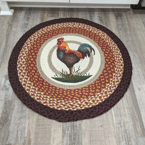 Round Rooster Rugs | Farmhouse World