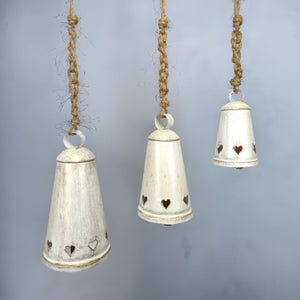 Rustic Elegant Wedding Bells: Set of 3 | Farmhouse World