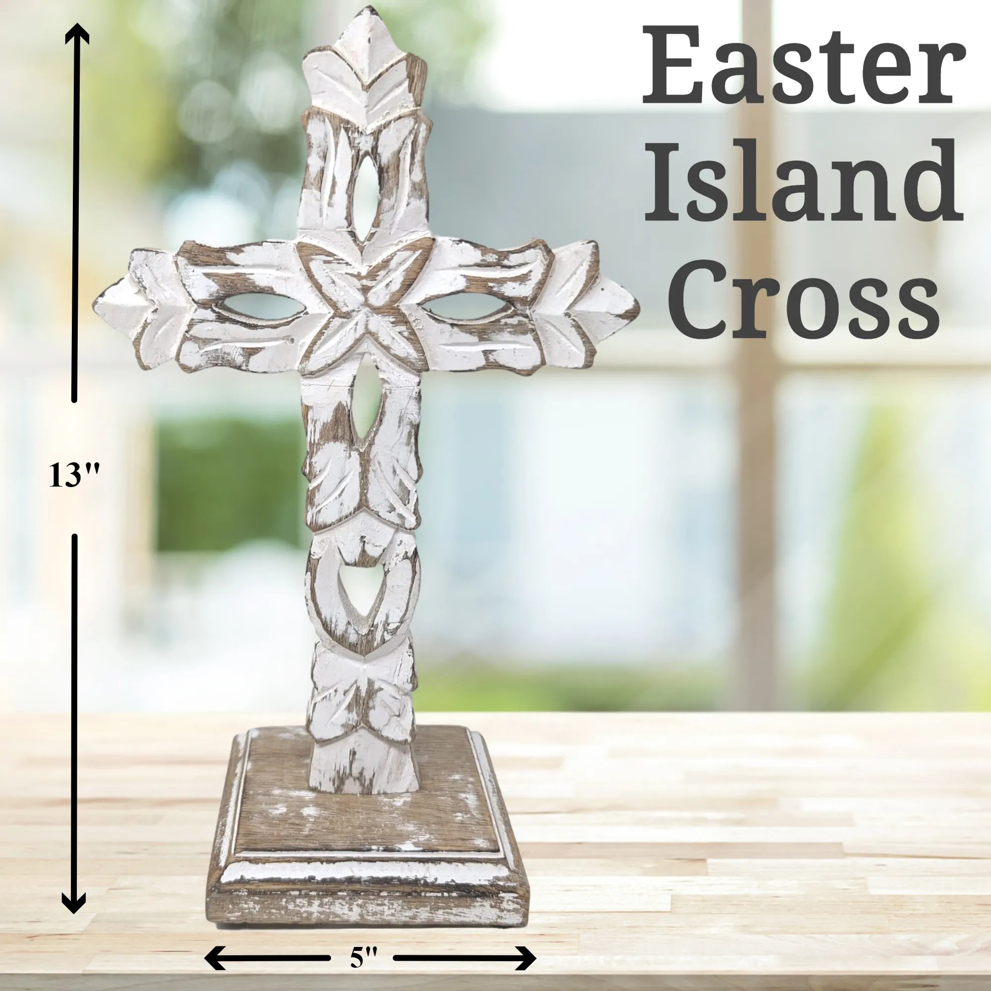 Rustic Farmhouse Table Cross | Farmhouse World