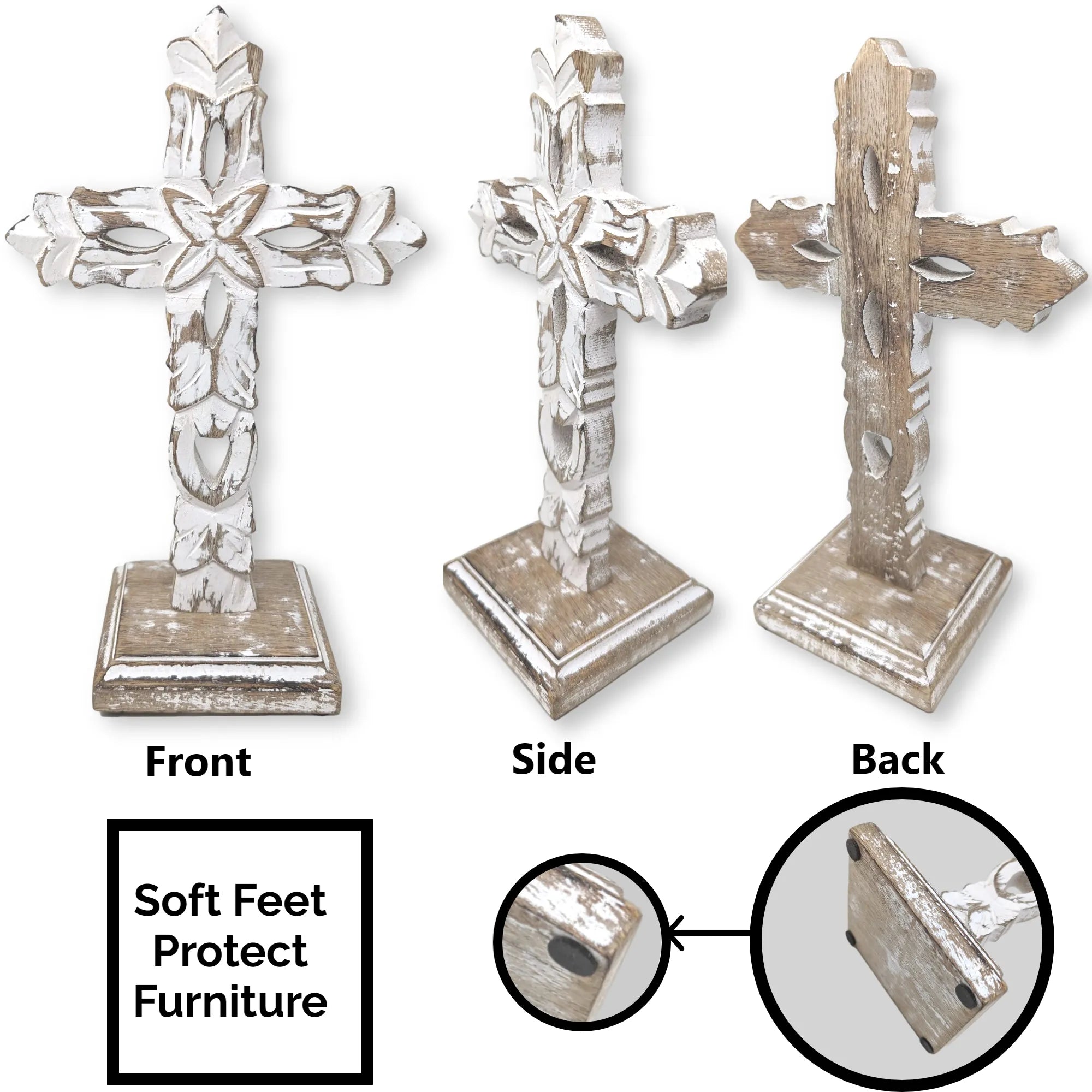 Rustic Farmhouse Table Cross | Farmhouse World