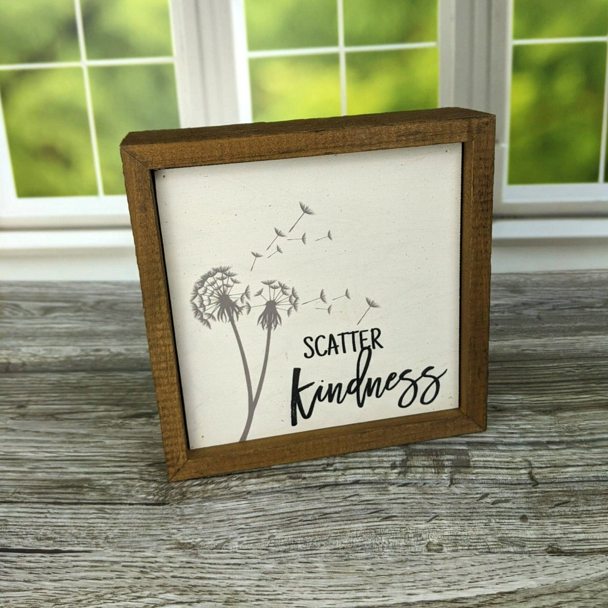 Scatter Kindness 6x6 Wall Art Sign | Farmhouse World
