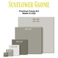 Sunflower Gnome Canvas Art | Farmhouse World