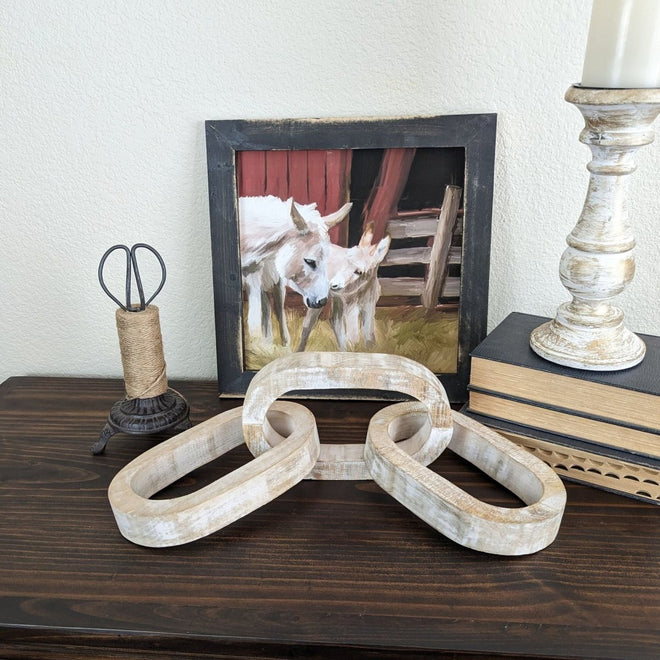 Wood Chain Decor - 3 Colors | Farmhouse World
