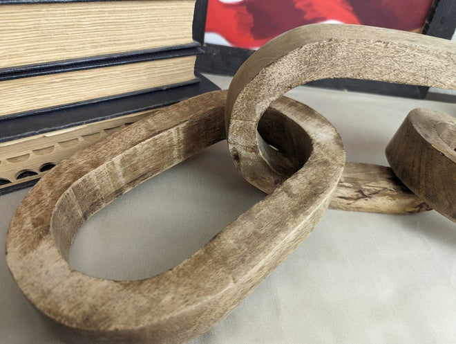 Wood Chain Decor - 3 Colors | Farmhouse World