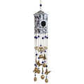 Birdhouse Wind Chimes - White | Farmhouse World