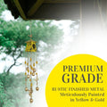 Birdhouse Wind Chimes - Yellow | Farmhouse World