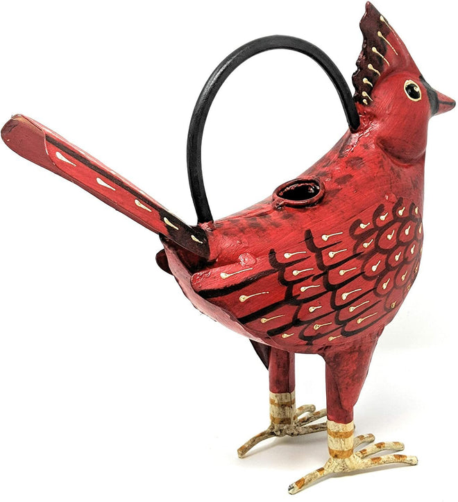 Cardinal Watering Can for Indoor or Outdoor Use - Great for Red Bird Decor | Farmhouse World
