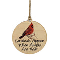 Cardinals Appear When Angels Are Near Ornament | Farmhouse World