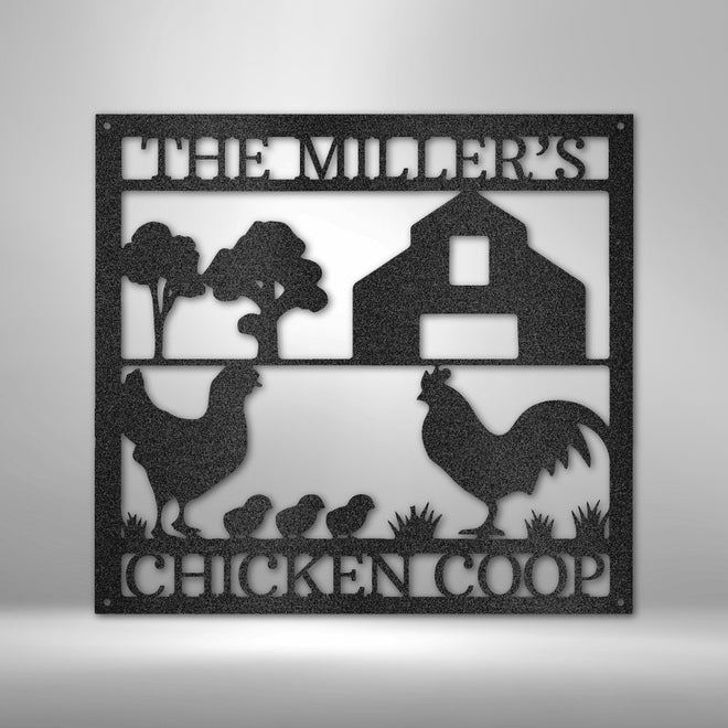 Chicken Coop Sign Personalized | Farmhouse World