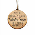 Christmas Gift for Friend - Old & Senile Wooden Christmas Ornament | Farmhouse World