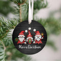 Christmas Gnome Ornament with Black Background - Merry Christmas | Farmhouse World