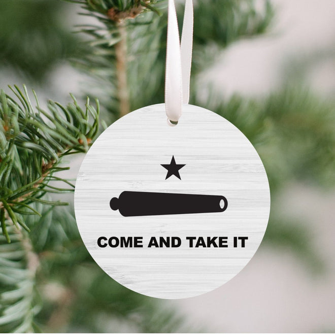 Come and Take It Christmas Ornament | Farmhouse World