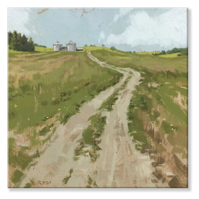 Country Road Gallery Wrapped Canvas Art - 5" to 48" Sizes | Farmhouse World