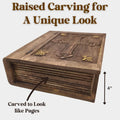 Decorative Wooden Bible Box | Farmhouse World