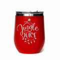 Fun Jingle Juice Christmas Wine Tumbler 12 Oz | Farmhouse World