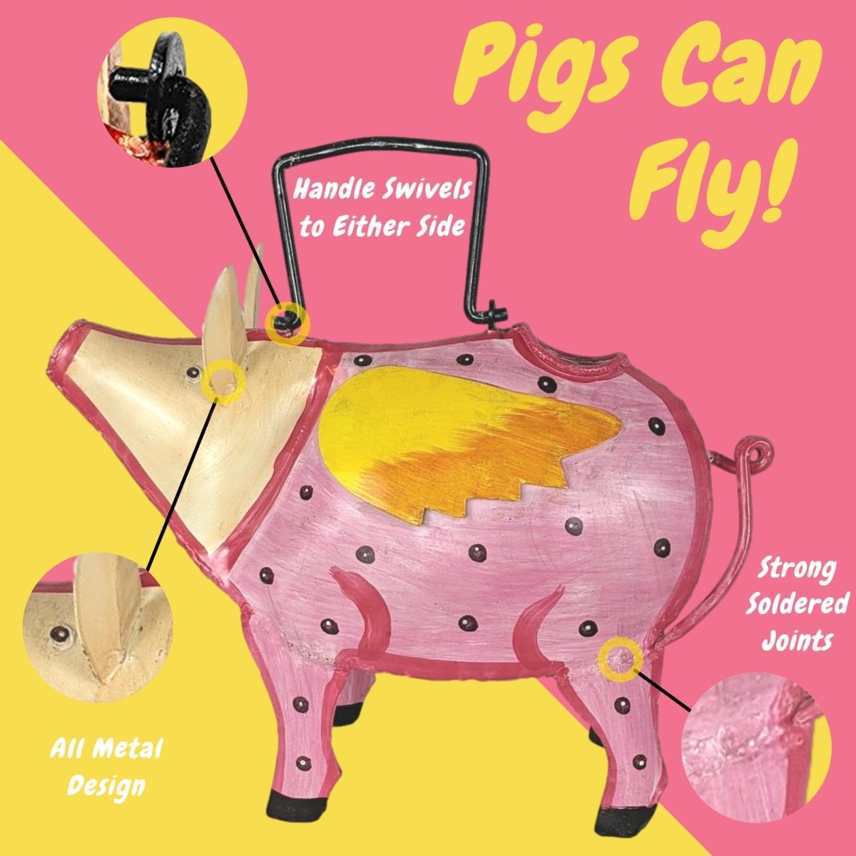 Fun Novelty Animal Metal Watering Cans | Farmhouse World