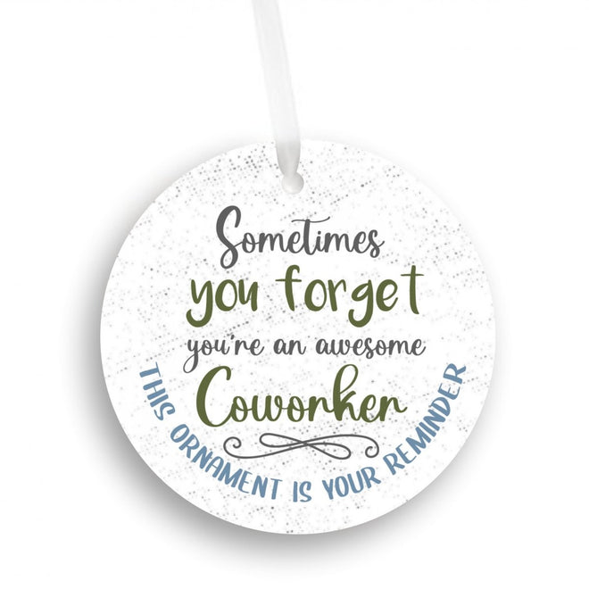 Funny Christmas Ornament for Coworker - Christmas Gift for Coworker | Farmhouse World